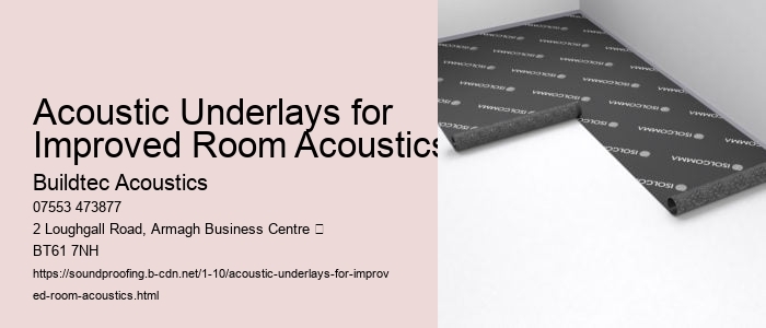 Common Myths About Acoustic Underlays